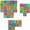 Velovendo Tappeto puzzle - tappeto da gioco per bambini LETTERE & NUMERI & ANIMALI