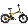 MBM Bici ebike 20 fat PHRIKE MBM 7 velocità disk front in alluminio Arancione