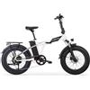 MBM Bici ebike 20 fat PHRIKE MBM 7 velocità disk front in alluminio Bianco
