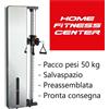 TOORX - Poliercolina salvaspazio single cross cable pacco pesi 50 kg PRX-3000