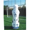 (07)CALCIO ALLENAMENTO PORTIERE SAGOMA GONFIABILE BASE RIEMPIBILE ALTEZZA CM 200