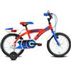 Legnano BICI LEGNANO L670 JUNIOR SPYDER 16" ROSSO BAMBINO ROTELLE ACCIAIO MOUNTAIN BIKE