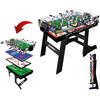 Sport1 Tavolo Richiudibile 5in1 Biliardino Ping Pong Hockey Curling Biliardo Con