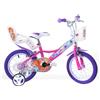 Dino Bikes Bicicletta Winx 16 Pollici Bici Bimba 4 5 6 7 Parafanghi Cestino Rotelle Bambina