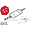 Toorx bilanciere olimpionico BCO-86 tricipiti, cramato, 86 cm palestra fitness
