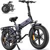 ENGWE ENGINE Engine Pro Foldable Electric E-Bike 48V 1000W(PEAK) Motor 16AH Battery