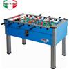 Roberto Sport CALCIOBALILLA CALCETTO ROBERTO SPORT NEW CAMP SUPER ASTE TELESCOPICHE AZZURRO