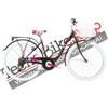 MBM Bici Bicicletta Banbina Donna City Bike MBM Fleur 24" - 6 Velocità