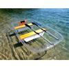 Vergaplast Tender 220T Catamarano Trasparente Barca Pesca Carpfishing Spinning