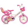 Dino Bikes Bicicletta Winx 12 Pollici per Bambina 3 4 5 Anni con Cestino Rotelle Bimba Bici