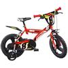 Dino Bikes Bicicletta Ruota 16 Pollici Pro Cross 4 7 anni Bici Bambino Rotelle Bimbo Freni