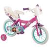 BricoShop24 Bicicletta Ruota 14 Pollici da Bambino Gabby Dollhouse Bici con Rotelle