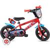Denver Bici Bicicletta Bambino Denver Marvel Spiderman 12 - 14 - 16 Pollici