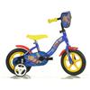 Dino Bikes Bicicletta 10 Pollici Sam il Pompiere 2 3 4 anni Pedali Bici con Rotelle Bimbo