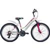 Torpado BICI BICICLETTA TORPADO T616 BIANCO FUXIA CANDY 18V SHIMANO REVO 24" AMMORTIZZAT