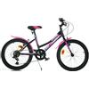 Dino Bikes BICI MISURA 20 MTB 6V DONNA DINO BIKES BICICLETTA BAMBINA AURELIA ART 420D NERO