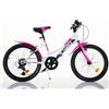 Dino Bikes Bicicletta Mountain Bike Ruota 20 Pollici Ragazza Cambio Shimano