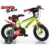 Dino Bikes Bici 12" sfera Colore Giallo Mod 412 Bambino DINO BIKES