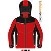 AST GIUBBOTTO GIUBBINO DA NEVE SCI UOMO ASTROLABIO AST- AE7D-RYH col.rosso/nero