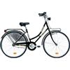 ATALA BICI 26" COLLEGE CITY BIKE DA PASSEGGIO OLANDA 1 VELOCITA' COLORE NERO