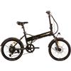 DENVER BICI ELETTRICA EBIKE PIEGHIEVOLE 20 SHIMANO 6V FREN DISCO AMM ANTERIOR ALLUMINIO