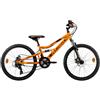 ATALA MTB BICI 24" STORM BIAMMORTIZZATA 21 VELOCITA' ARANCIO FLUO NERO BAMBINO