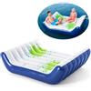 Bestway Isola galleggiante gonfiabile piscina mare spiaggia Bestway 2 posti 221x174 cm