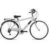 MYLAND BICICLETTA DA UOMO L 28" CITY BIKE 700X35 GRIGIO BICI PASSEGGIO CITTA' CAMBIO 7V
