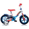 Dino Bikes Bicicletta per Bambino 10 Pollici con Rotelle 2 3 4 anni Bici Bimbo Dino Bikes