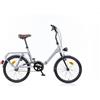 Dino Bikes Bicicletta Ruota 20 Pieghevole Grigio Borsa da Passeggio Donna x Andare a Lavoro