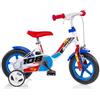 Dino Bikes Bicicletta per Bambino 10 Pollici Freno Davanti Rotelle 2 3 4 anni Bici da Bimbo