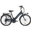 TORPADO BICI TORPADO ELETTRICA T260 CITY BIKE VENUS 26" ALLUMINIO EBIKE UNISEX 7V NERA