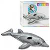 INTEX 58539 Delfino Gonfiabile Cavalcabile, Argento, 201 x 76 cm