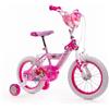 BricoShop24 Bicicletta da Bambina Princess Ruota 14 Pollici Bici con Rotelle Freni