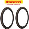 PIRELLI Coppia Copertoni Pirelli Cinturato Velo 700x26 Nero Para Classic TLR Tubeless