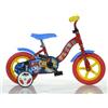 Dino Bikes Bicicletta per Bambini 10 Pollici Paw Patrol con Rotelle 2 3 4 anni Bici Bimbo