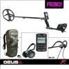 XP METAL DETECTORS METAL DETECTOR DEUS II FULL XP TELECOMANDO PIASTRA FMF 11" CUFFIE OSSEE ZAINO