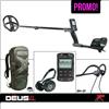XP METAL DETECTORS METAL DETECTOR DEUS II FULL XP TELECOMANDO PIASTRA FMF 9" CUFFIE OSSEE ZAINO
