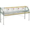 DFL GABBIA GALLINE OVAIOLE 1 PIANO 207x61x100h
