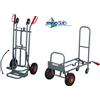 RIBITECH Carrello porta pacchi Ribimex con ruote antiforatura piene.