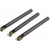 OPTIMUM SET 3 UTENSILI PER TORNIO TORNITURA INSERTO PLACCHETTA INTERNO INTERNI 10 MM