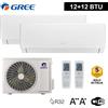 Prodotti KIT Climatizzatore inverter PULAR dual split Wi-Fi 12000 + 12000 Btu (U.E.18) GREE R
