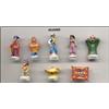 FEVES ALADINO Aladin Set 8 FIGURE 3cm Porcellana FEVES Francia 1001 NOTTE Fiabe