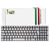 New Net Tastiera ITA compatibile con Asus N56VJ N56VM N56VV RETROILLUMINATA SILVER