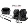 Darkness kit sadomaso costrittivo bondage manette professionali collare guinzaglio fetish