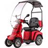 VELECO Monopattino elettrico per anziani GRAVIS con parabrezza e tettuccio ROSSO
