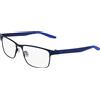Nike Occhiali da Vista NIKE NIKE 8130 416 SATIN NAVY/RACER BLUE 54/16/140 Uomo
