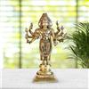 Senza marchio Statuina in ottone Lord Brahma The Creator Idolo 15 pollici