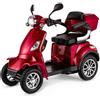 VELECO Scooter Elettrico 4 Ruote Disabili Anziani 12km/h 1000W VELECO FASTER ROSSO