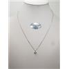 RECARLO COLLANA PUNTO LUCE ORO BIANCO 18KT CON DIAMANTE DA 0.22 CT (0131)